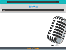 Tablet Screenshot of ezrasvoice.com